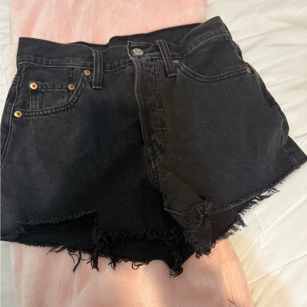 Levi’s Black Denim Women's Shorts